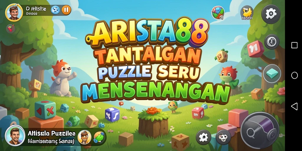 Tampilan gameplay ARISTA88 yang menarik dan penuh tantangan Puzzle.