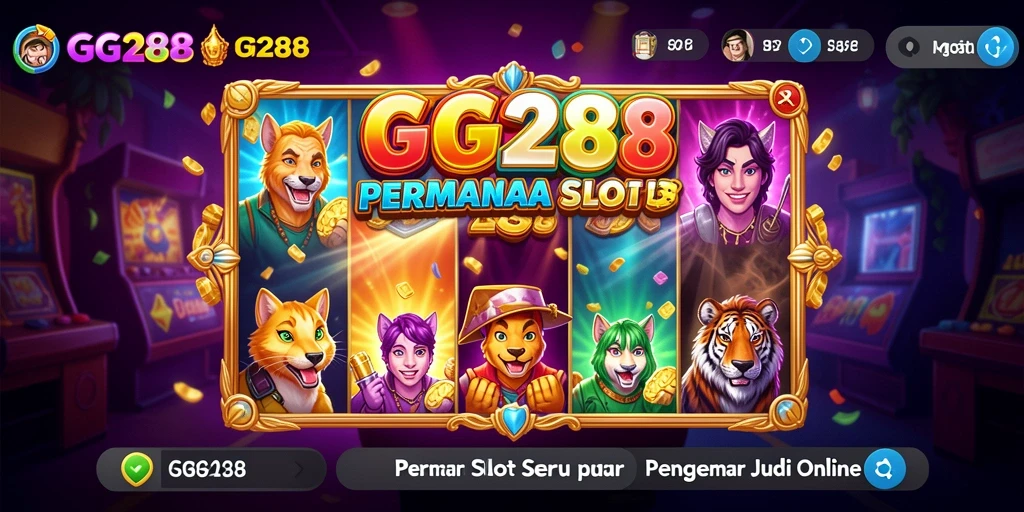Screenshot aksi seru dari gameplay GG288 yang penuh warna.