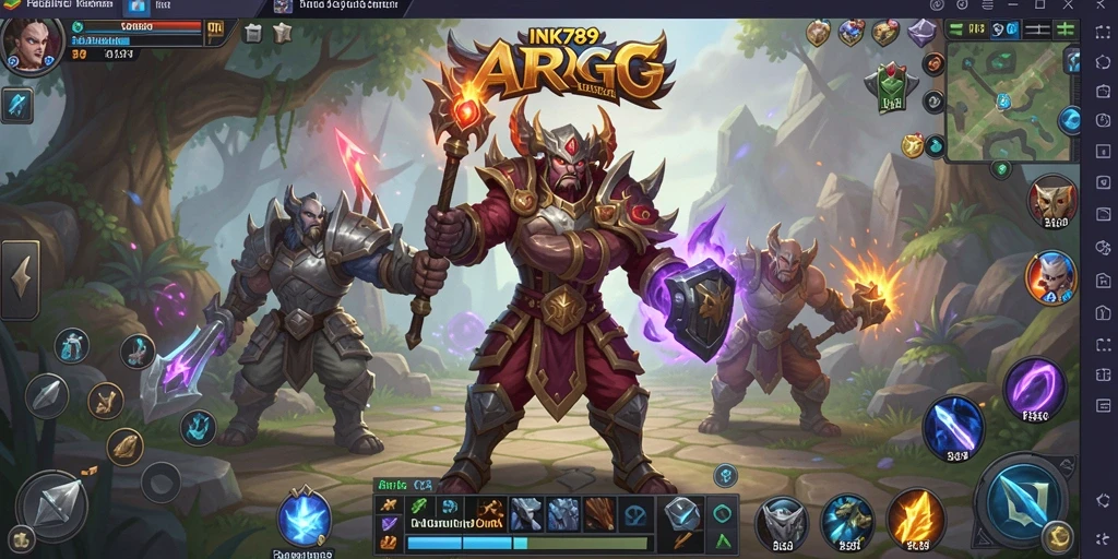 Gameplay ARPG seru di INK789 dengan grafis mengagumkan.
