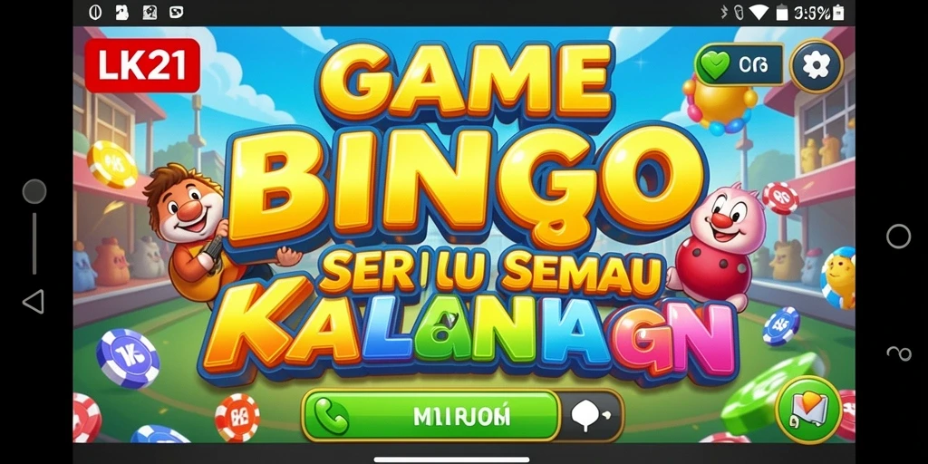 Tampilan menarik dari game Bingo LK21 saat dimainkan.
