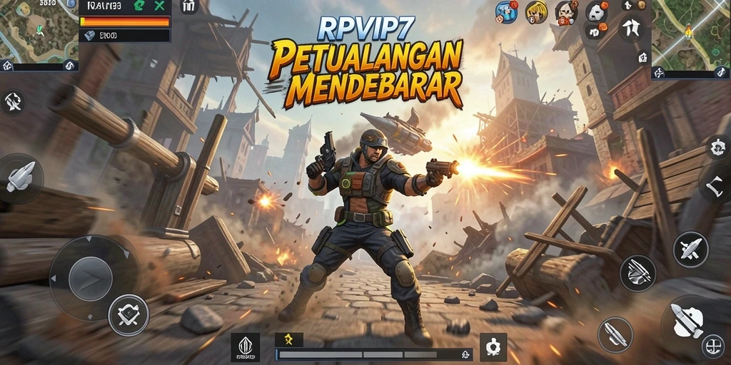 Tampilan gameplay RPVIP7 yang penuh aksi dan seru.