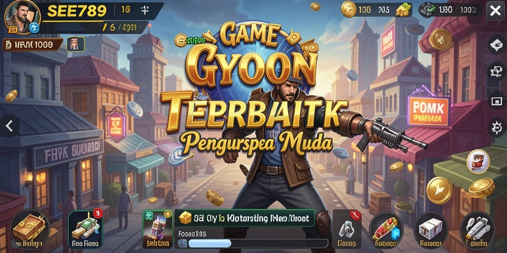 Screenshot menunjukkan pengalaman mendalam dalam manajemen bisnis Tycoon.