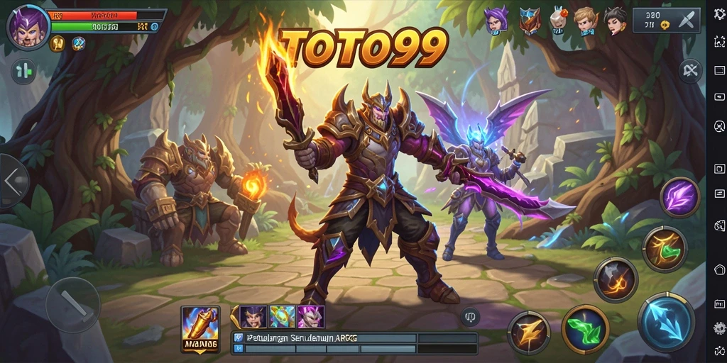 Tampilan gameplay ARPG yang seru dan mendebarkan di TOTO99.