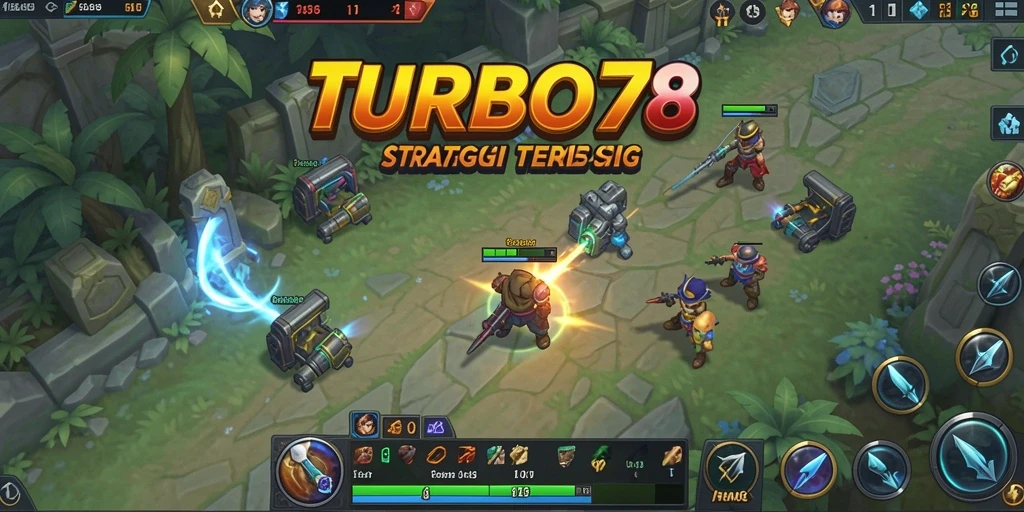Screenshot TURBO78 menunjukkan gameplay yang intens dengan strategi yang mendalam.
